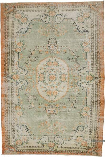 Alfombra Vintage Turca Anudada a Mano - 198 cm x 296 cm
