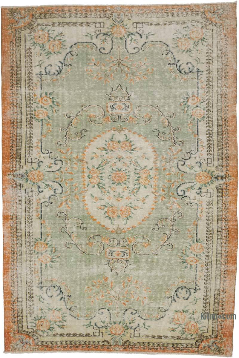 El Dokuma Vintage Halı - 198 cm x 296 cm - K0065998