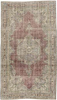 Vintage Turkish Hand-Knotted Rug - 3' 8" x 6' 6" (44" x 78")