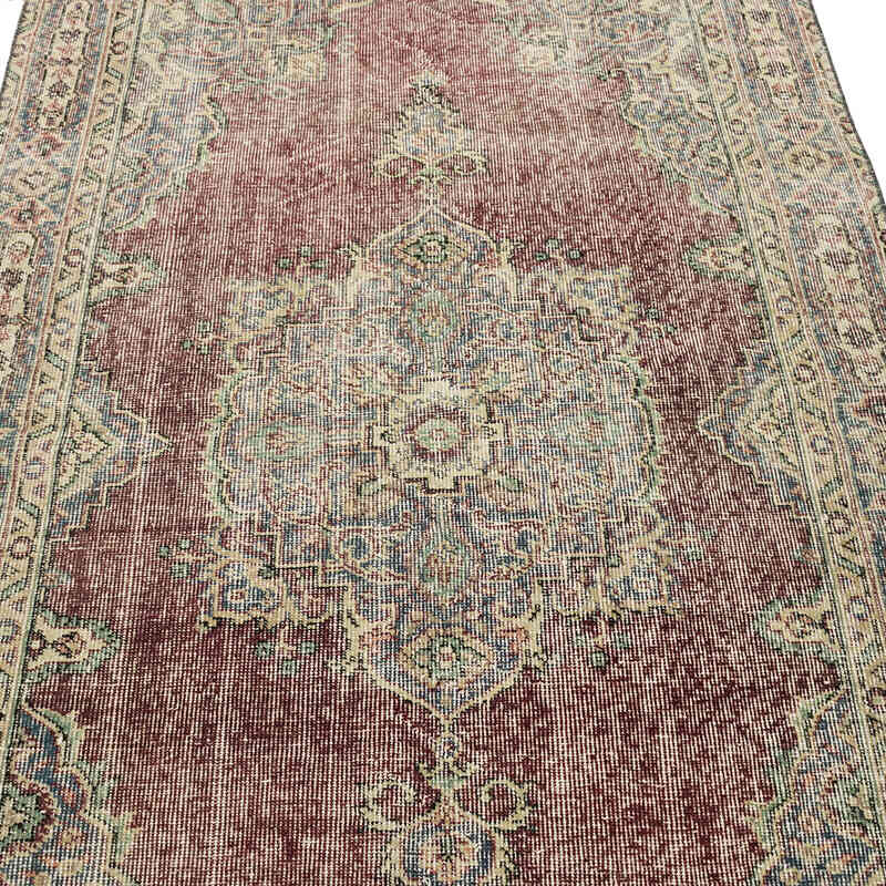 El Dokuma Vintage Halı - 112 cm x 198 cm - K0066003