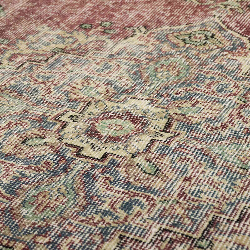 El Dokuma Vintage Halı - 112 cm x 198 cm - K0066003