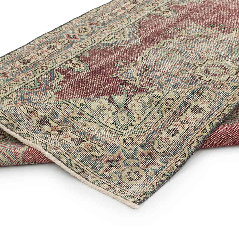 El Dokuma Vintage Halı - 112 cm x 198 cm - K0066003