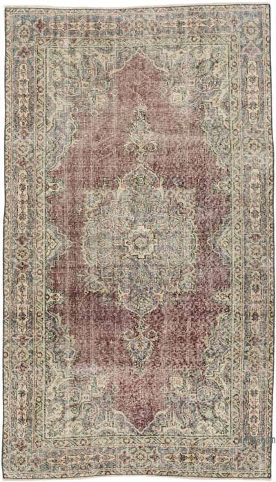 Alfombra Vintage Turca Anudada a Mano - 112 cm x 198 cm