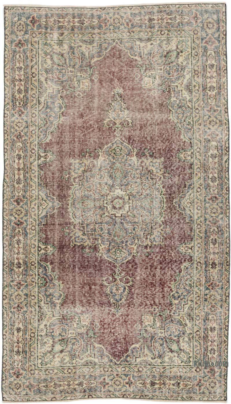 El Dokuma Vintage Halı - 112 cm x 198 cm - K0066003