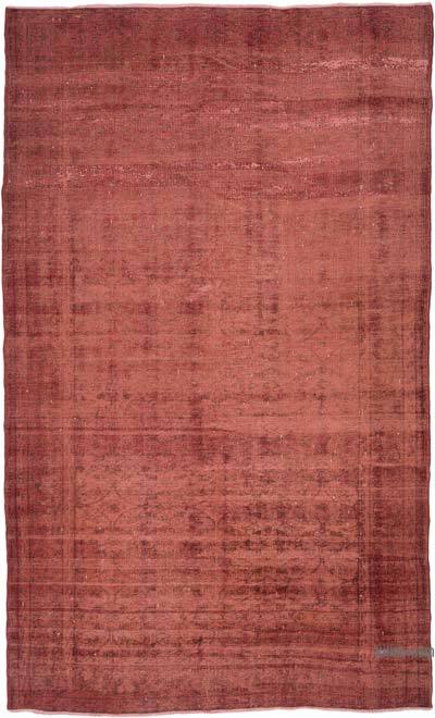Over-dyed Vintage Hand-Knotted Turkish Rug - 6'  x 9' 10" (72 in. x 118 in.)