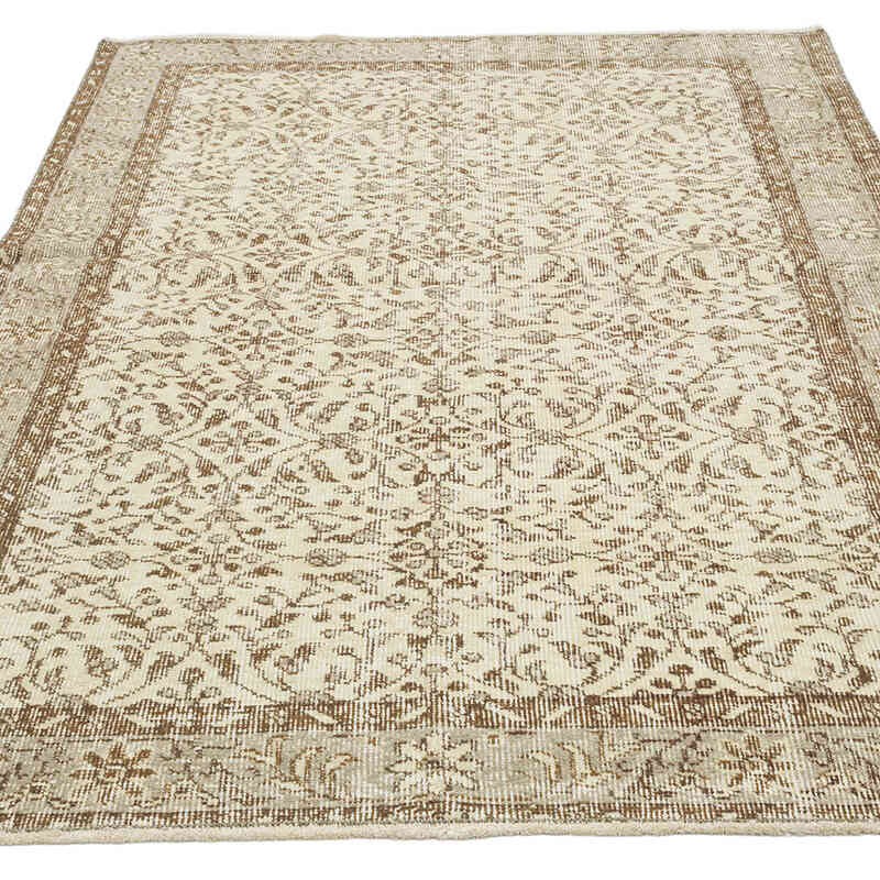 Vintage Turkish Hand-Knotted Rug - 3' 11" x 6' 8" (47" x 80") - K0066007