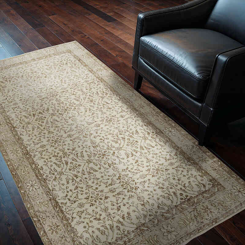 Vintage Turkish Hand-Knotted Rug - 3' 11" x 6' 8" (47" x 80") - K0066007