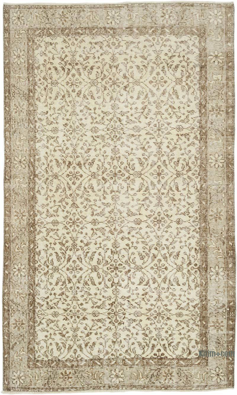 Vintage Turkish Hand-Knotted Rug - 3' 11" x 6' 8" (47" x 80") - K0066007