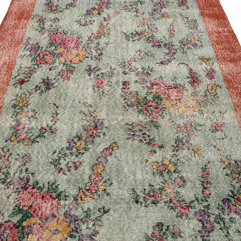 Vintage Turkish Hand-Knotted Rug - 4' 9" x 8' 5" (57" x 101") - K0066019