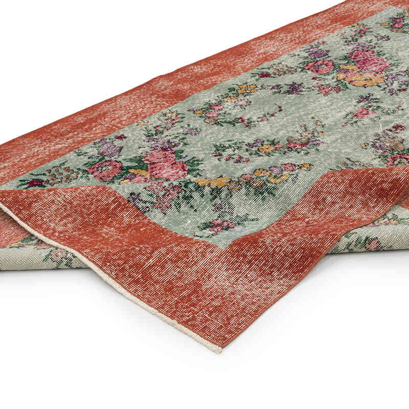 Vintage Turkish Hand-Knotted Rug - 4' 9" x 8' 5" (57" x 101") - K0066019