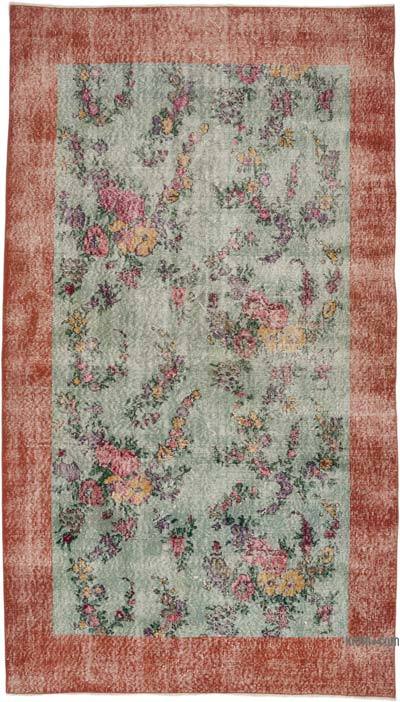 Vintage Turkish Hand-Knotted Rug - 4' 9" x 8' 5" (57" x 101")