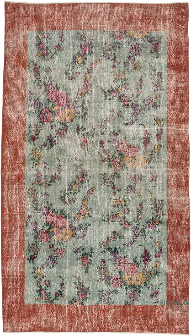 Vintage Turkish Hand-Knotted Rug - 4' 9" x 8' 5" (57" x 101") - K0066019