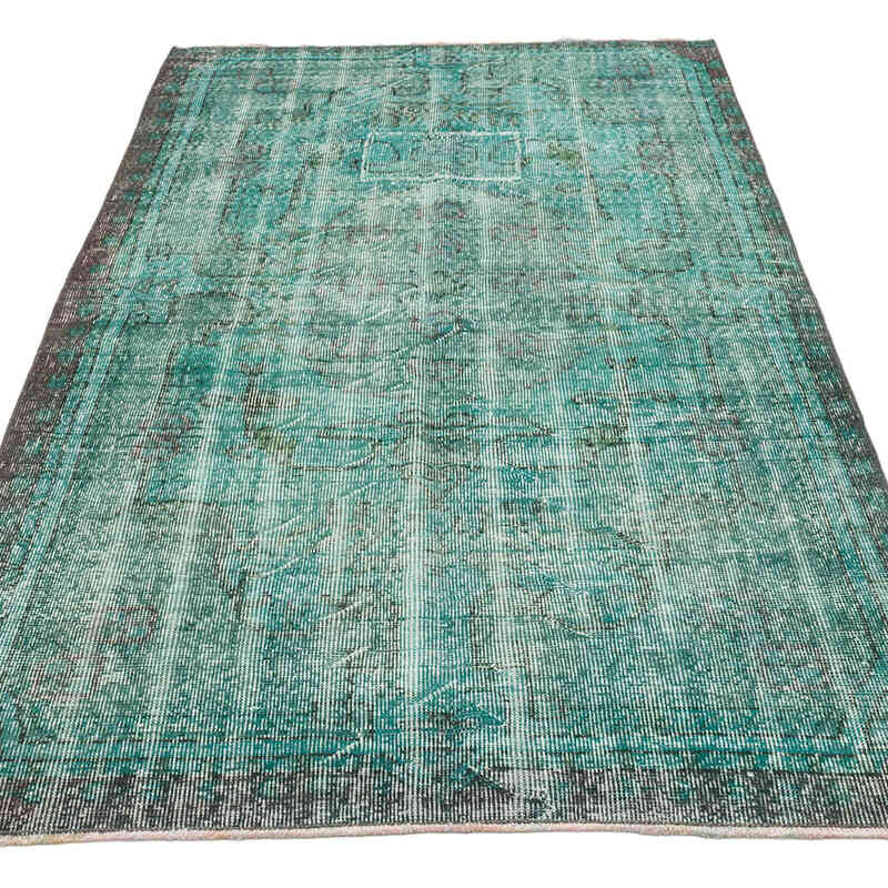 Alfombra Turca Vintage Sobre-teñida - 109 cm x 200 cm - K0066021