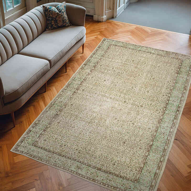 El Dokuma Vintage Hali - 203 cm x 318 cm - K0066023