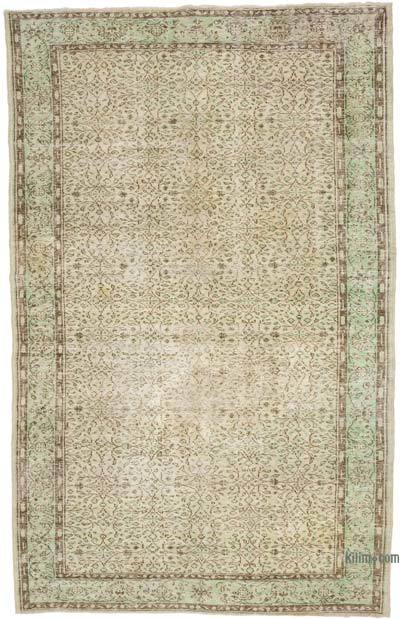Alfombra Vintage Turca Anudada a Mano - 203 cm x 318 cm