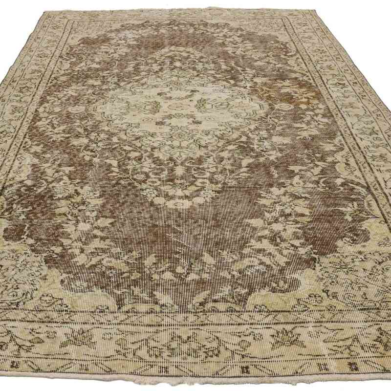 Alfombra Vintage Turca Anudada a Mano - 167 cm x 281 cm - K0066031
