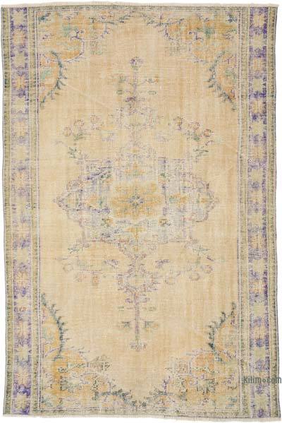 Vintage Turkish Hand-Knotted Rug - 5' 8" x 8' 6" (68 in. x 102 in.)