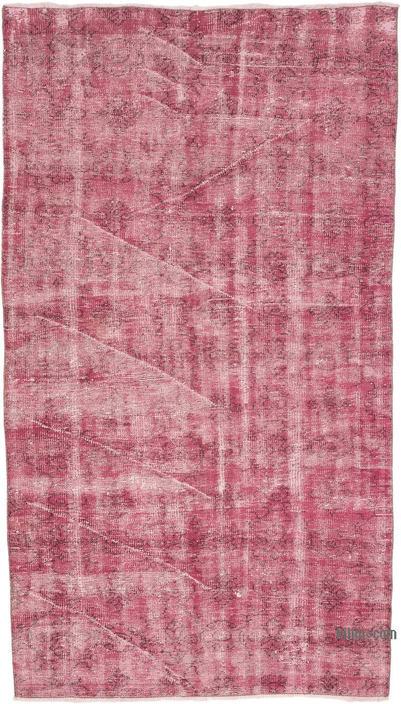 Alfombra Turca Vintage Sobre-teñida - 142 cm x 251 cm - K0066046