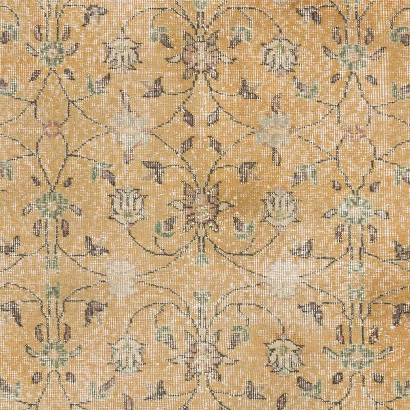 Alfombra Vintage Turca Anudada a Mano - 113 cm x 196 cm - K0066051