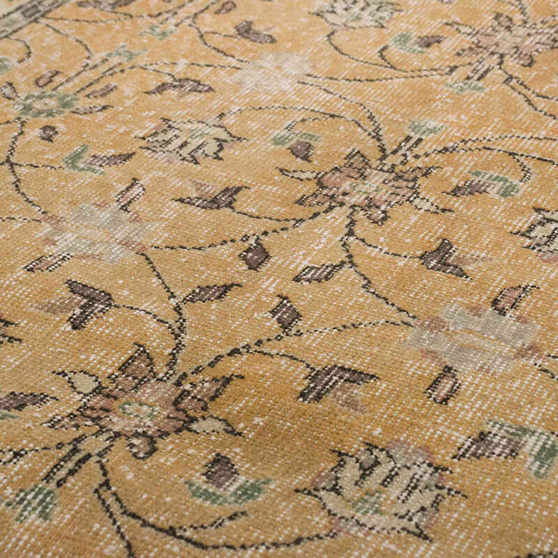 Alfombra Vintage Turca Anudada a Mano - 113 cm x 196 cm - K0066051