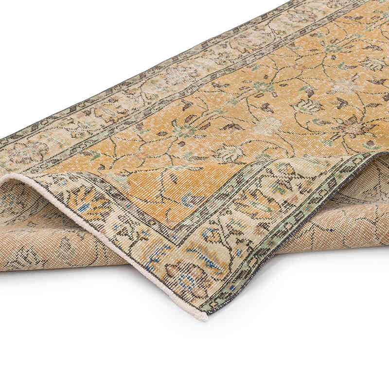 Alfombra Vintage Turca Anudada a Mano - 113 cm x 196 cm - K0066051