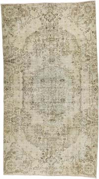 Alfombra Vintage Turca Anudada a Mano - 152 cm x 274 cm