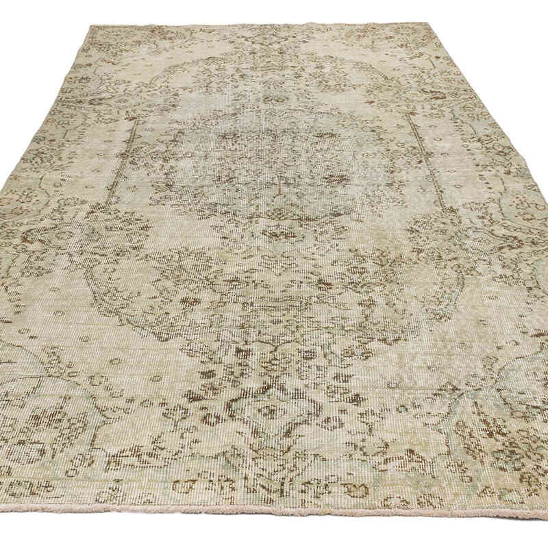 Alfombra Vintage Turca Anudada a Mano - 152 cm x 274 cm - K0066052