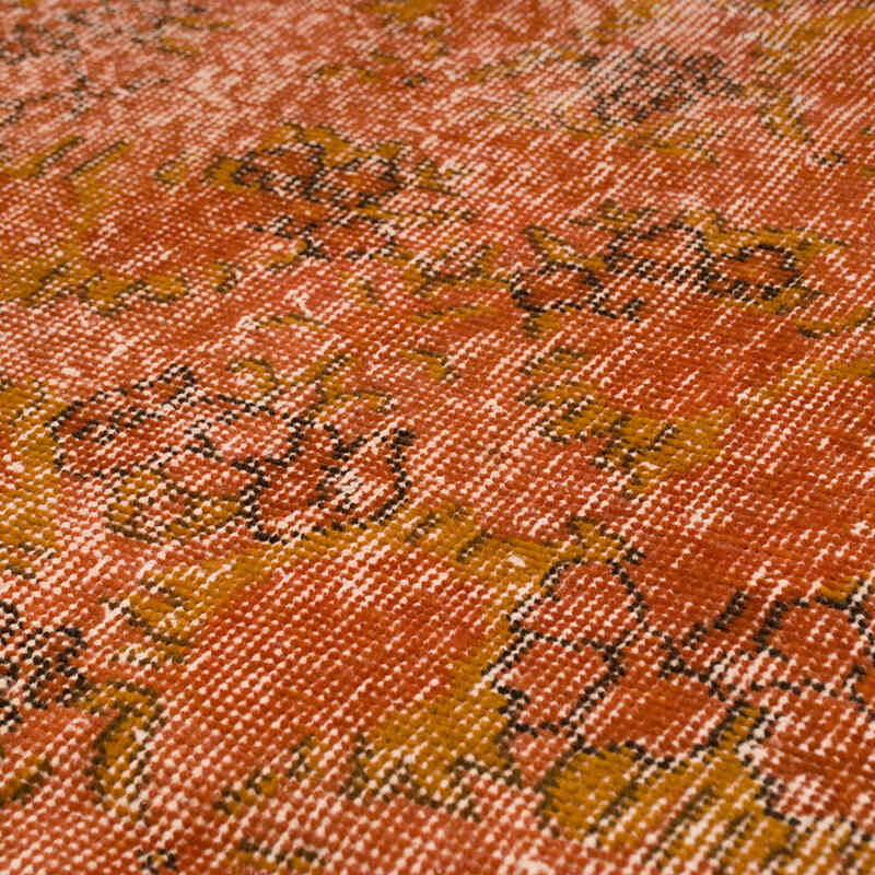 Alfombra Turca Vintage Sobre-teñida - 117 cm x 201 cm - K0066059