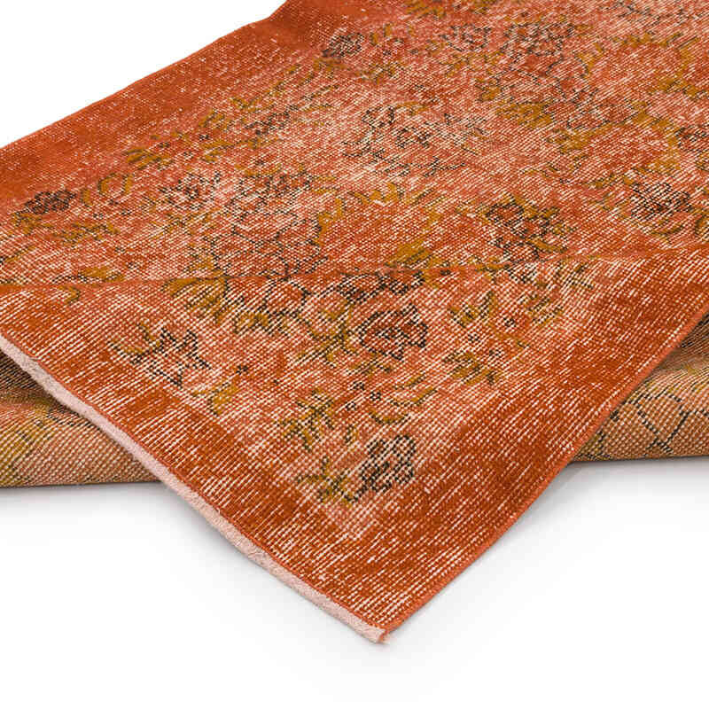 Alfombra Turca Vintage Sobre-teñida - 117 cm x 201 cm - K0066059