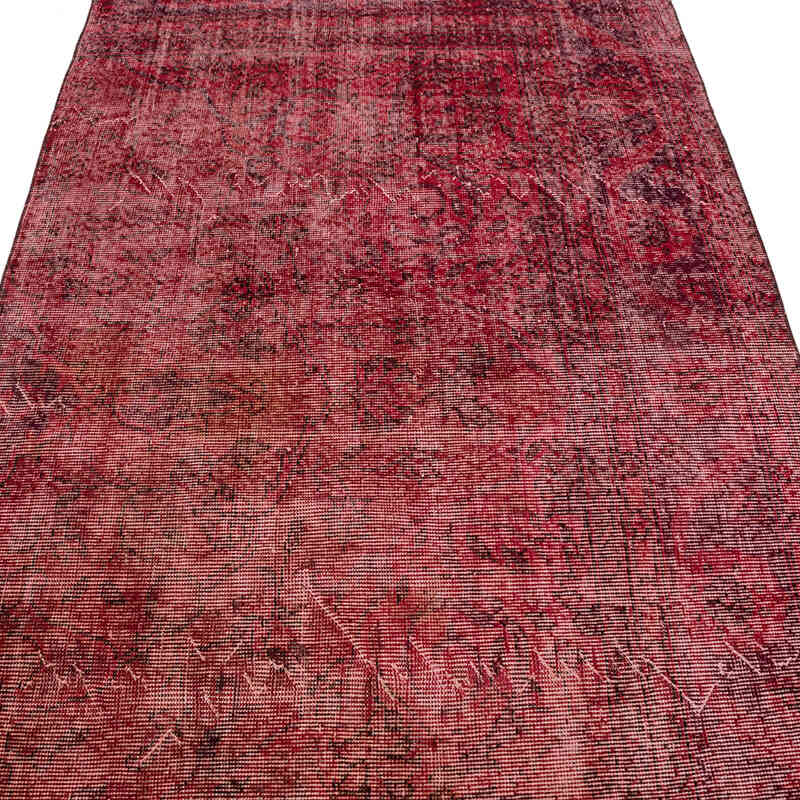 Alfombra Turca Vintage Sobre-teñida - 113 cm x 221 cm - K0066061