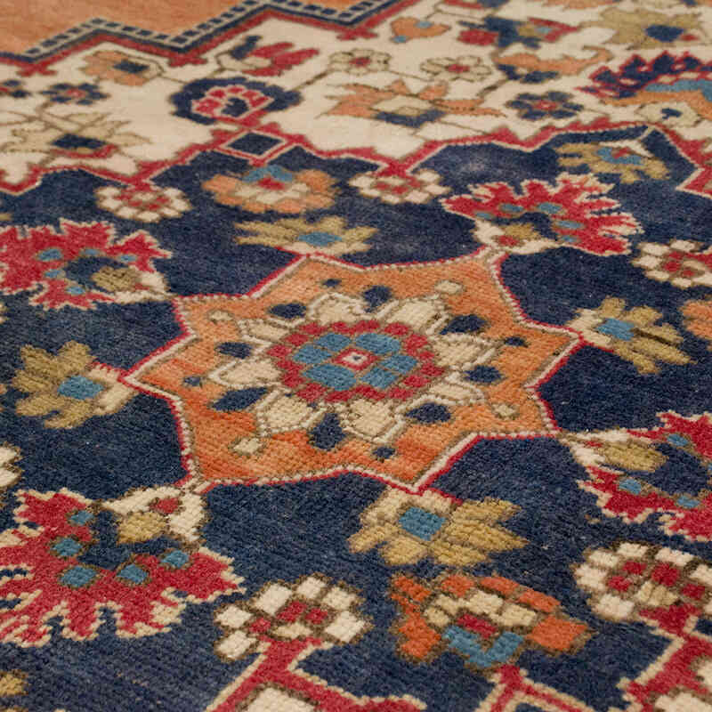 Alfombra Vintage Turca Anudada a Mano - 150 cm x 283 cm - K0066066