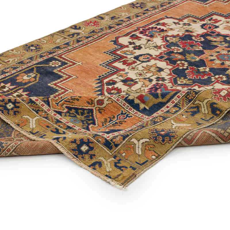 Alfombra Vintage Turca Anudada a Mano - 150 cm x 283 cm - K0066066