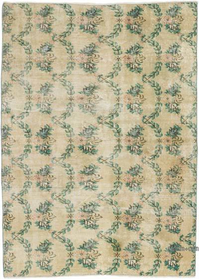 Vintage Turkish Hand-Knotted Rug - 3' 10" x 5' 5" (46" x 65")