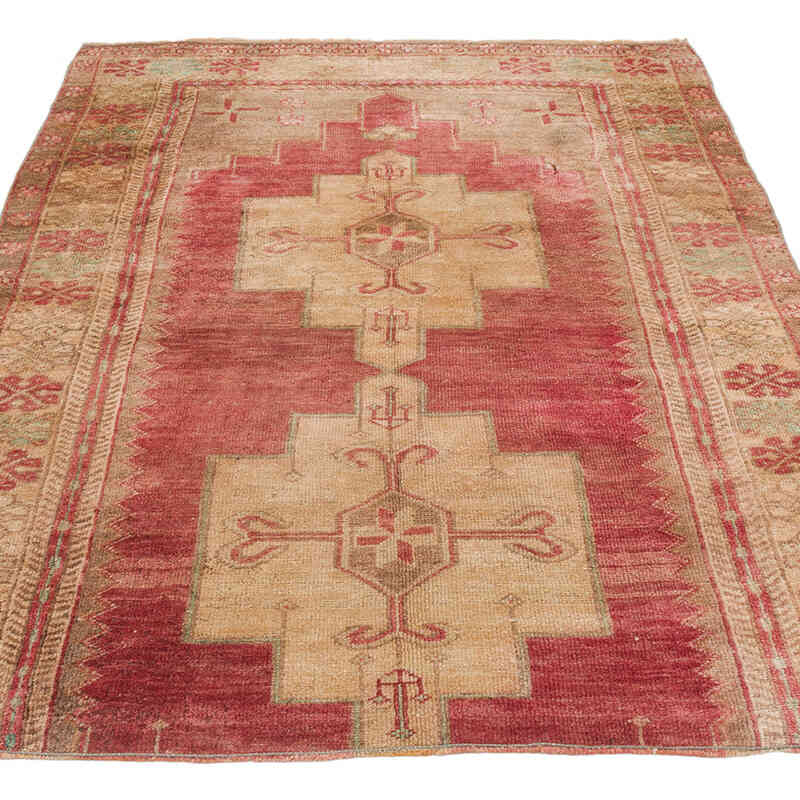 El Dokuma Vintage Halı - 121 cm x 170 cm - K0066080