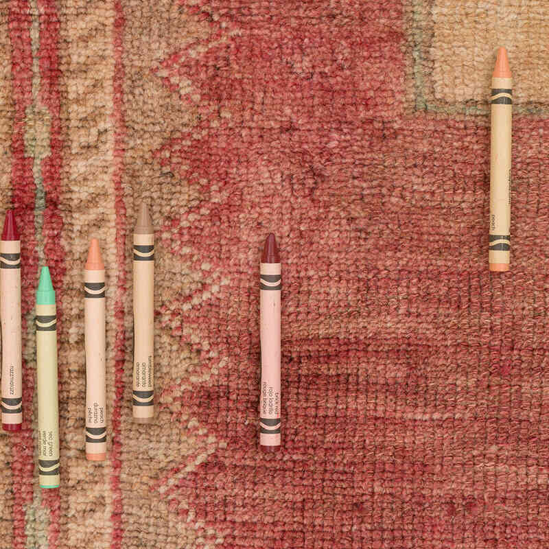 El Dokuma Vintage Halı - 121 cm x 170 cm - K0066080