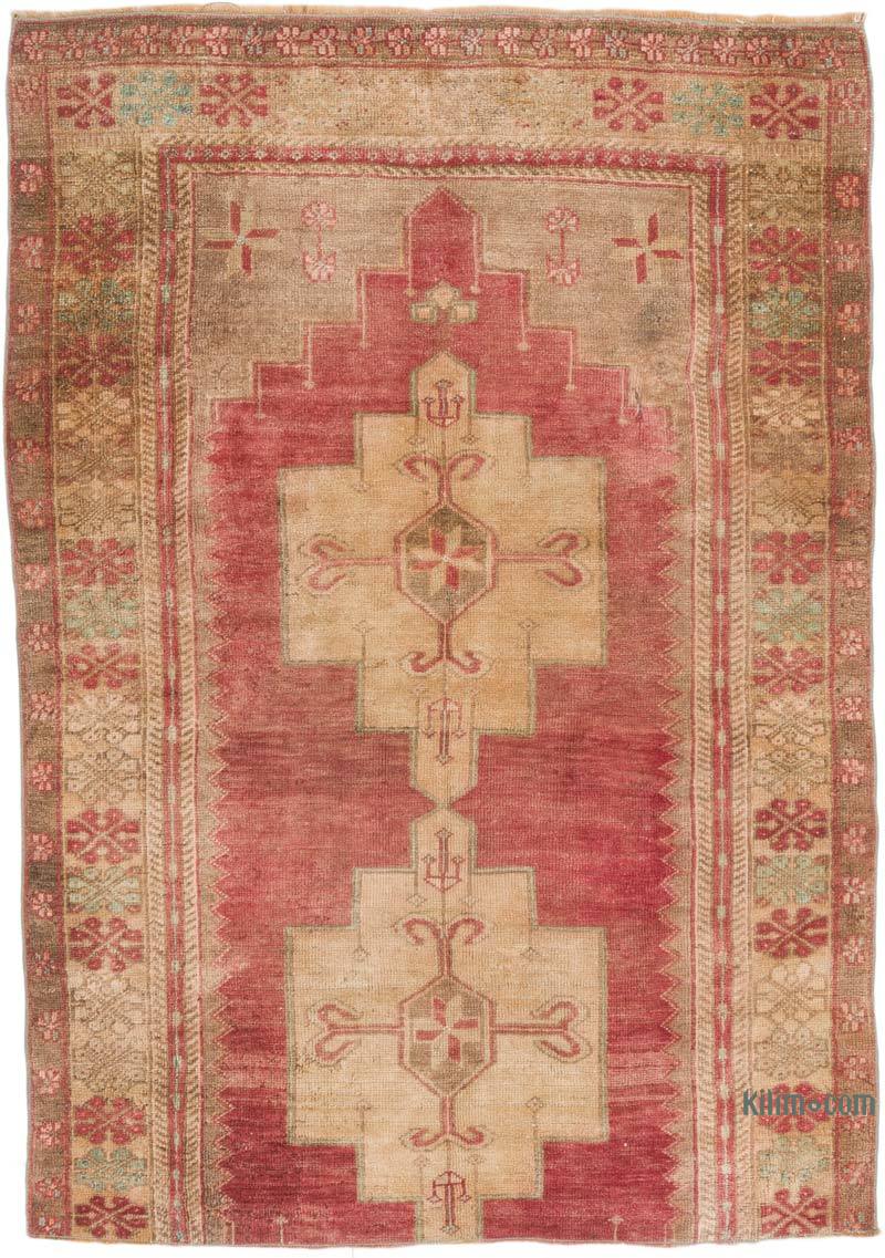 El Dokuma Vintage Halı - 121 cm x 170 cm - K0066080