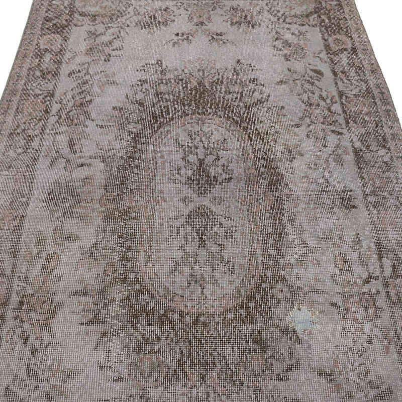 Alfombra Turca Vintage Sobre-teñida - 121 cm x 190 cm - K0066081