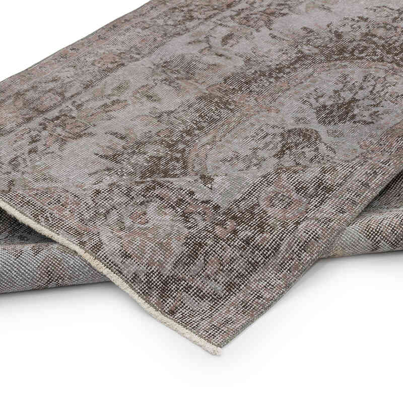 Alfombra Turca Vintage Sobre-teñida - 121 cm x 190 cm - K0066081
