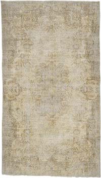 Alfombra Vintage Turca Anudada a Mano - 150 cm x 267 cm