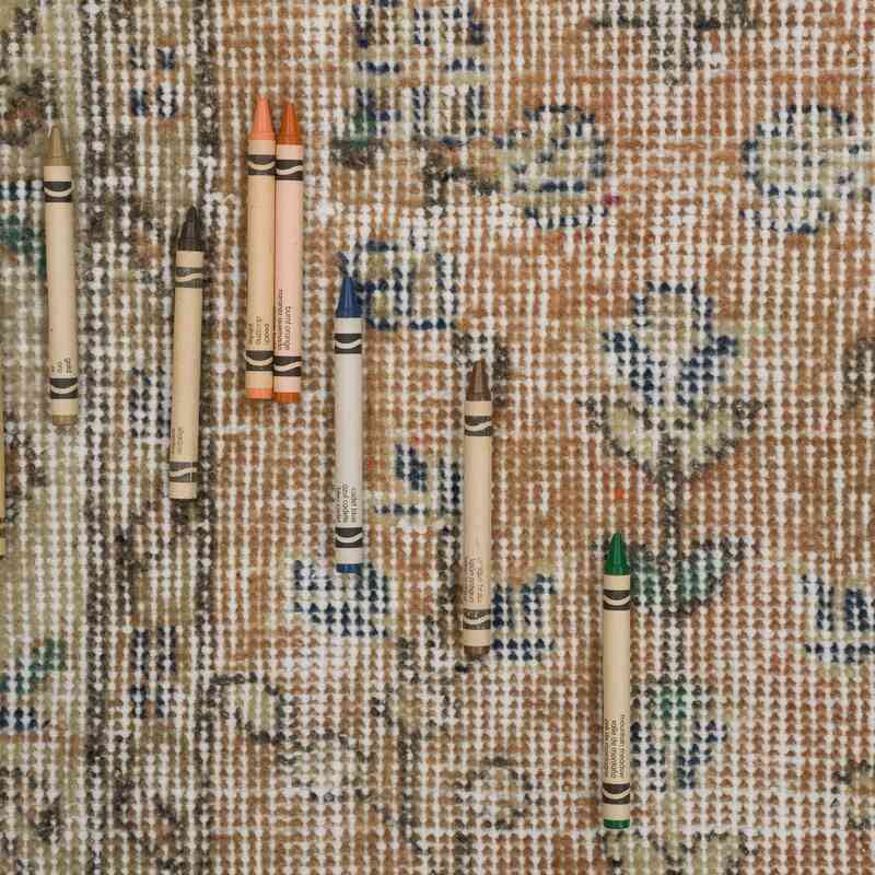 Alfombra Vintage Turca Anudada a Mano - 118 cm x 211 cm - K0066093
