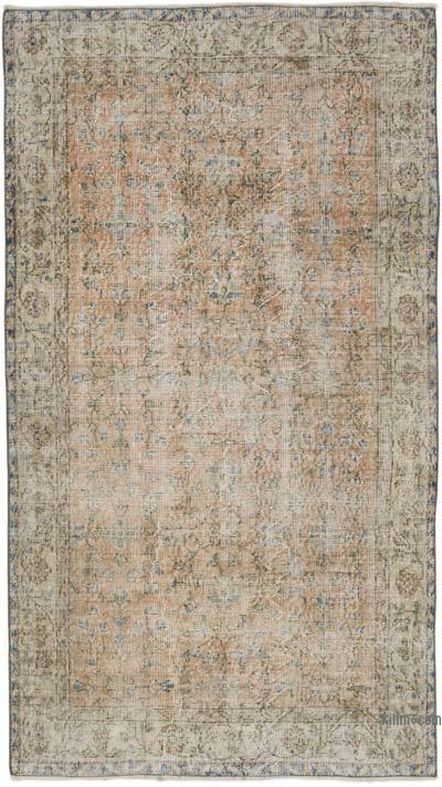 Vintage Turkish Hand-Knotted Rug - 3' 10" x 6' 11" (46 in. x 83 in.)