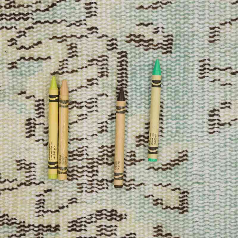 Alfombra Vintage Turca Anudada a Mano - 159 cm x 261 cm - K0066096