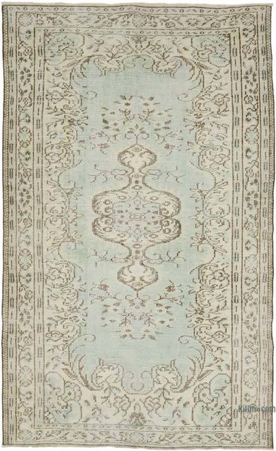 Alfombra Vintage Turca Anudada a Mano - 159 cm x 261 cm