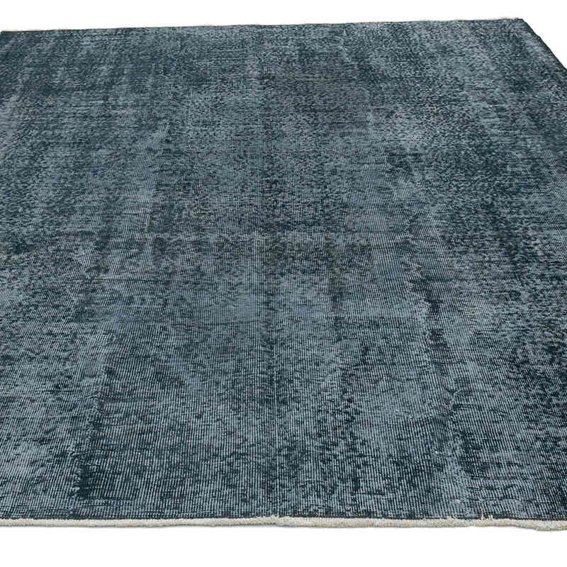 Over-dyed Vintage Hand-Knotted Turkish Rug - 6' 3" x 7' 7" (75" x 91") - K0066103