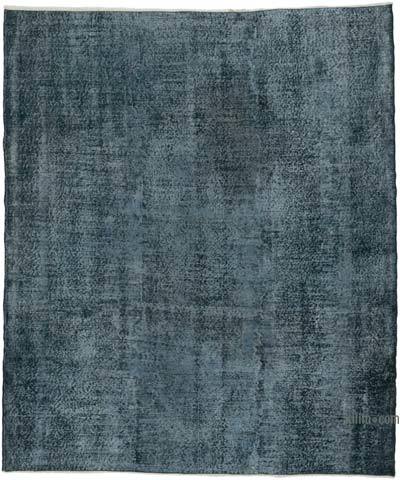Alfombra Turca Vintage Sobre-teñida - 191 cm x 230 cm