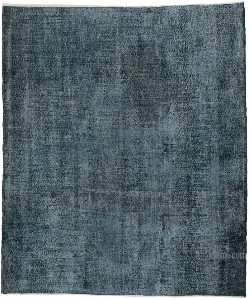 Over-dyed Vintage Hand-Knotted Turkish Rug - 6' 3" x 7' 7" (75" x 91") - K0066103