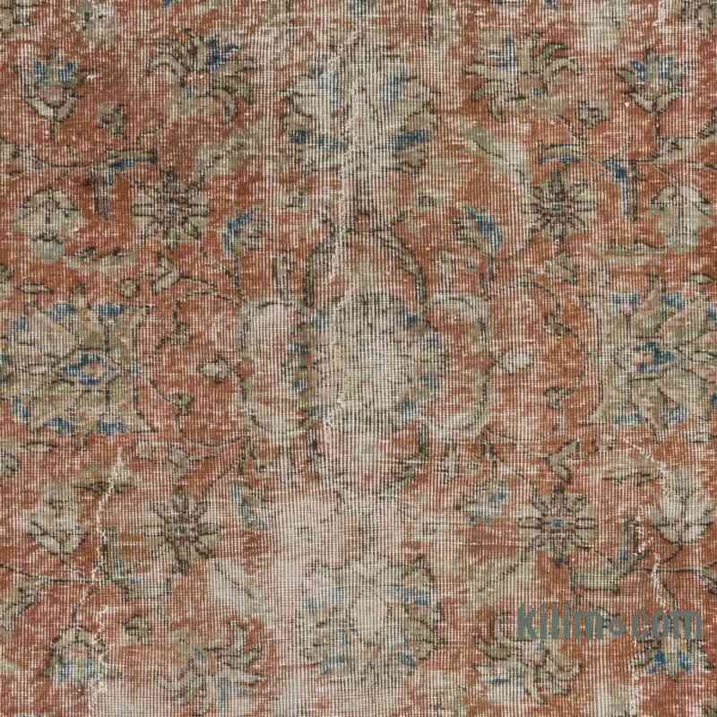 Vintage Turkish Hand-Knotted Rug - 4' 7" x 7' 9" (55" x 93") - K0066104