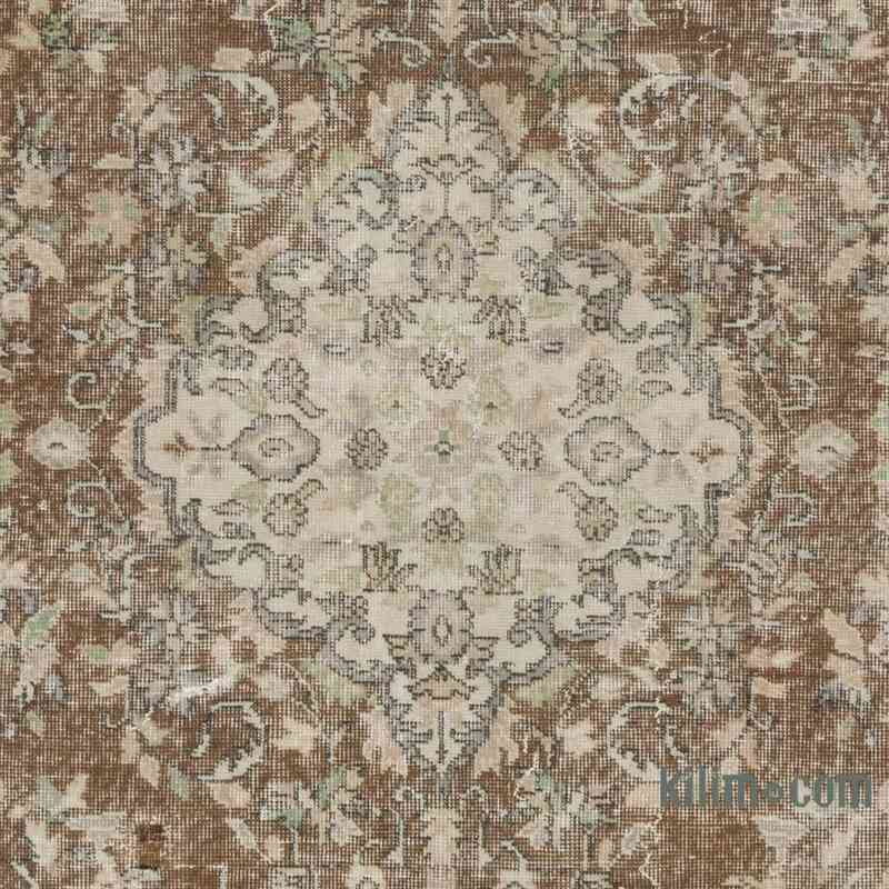 Alfombra Vintage Turca Anudada a Mano - 154 cm x 260 cm - K0066112
