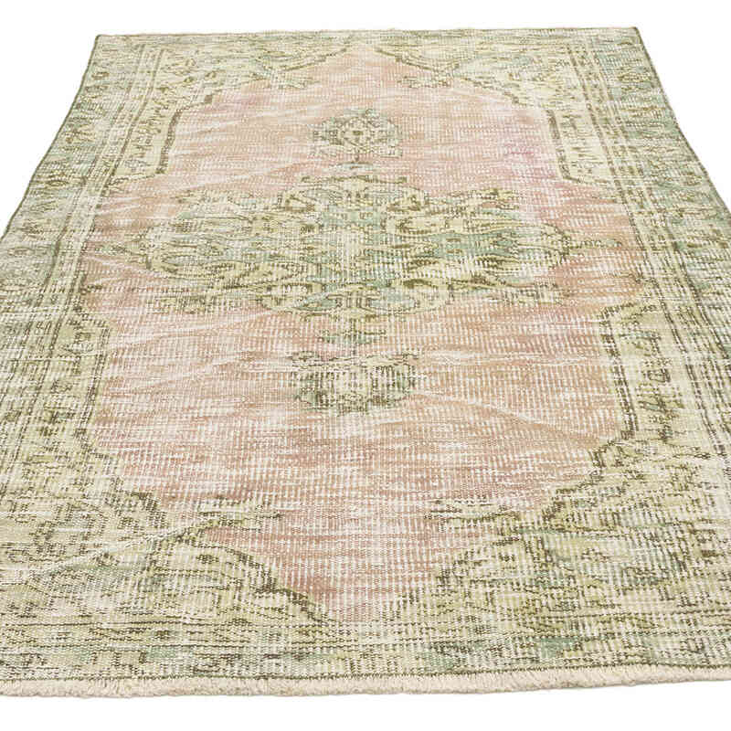 Vintage Turkish Hand-Knotted Rug - 3' 10" x 6' 2" (46" x 74") - K0066113