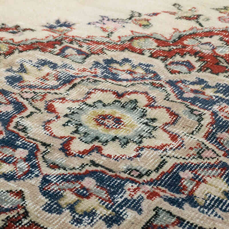 Alfombra Vintage Turca Anudada a Mano - 133 cm x 213 cm - K0066116